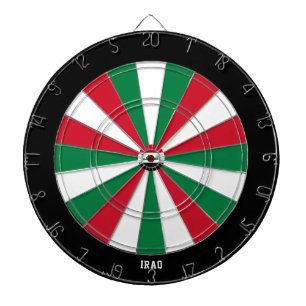 Irak-Flagge Patriot's Bullseye Dartscheibe