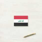 Irak-Flagge Post-it Klebezettel (Auf Schreibtisch)