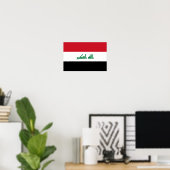 Irak-Flagge Poster (Heimbüro)