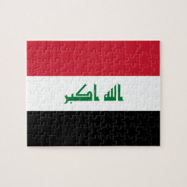 Irak-Flagge Puzzle