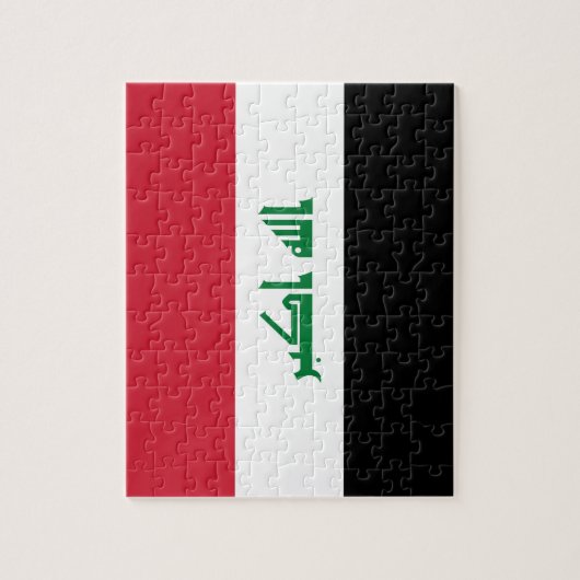 Irak-Flagge Puzzle (Vertikal)