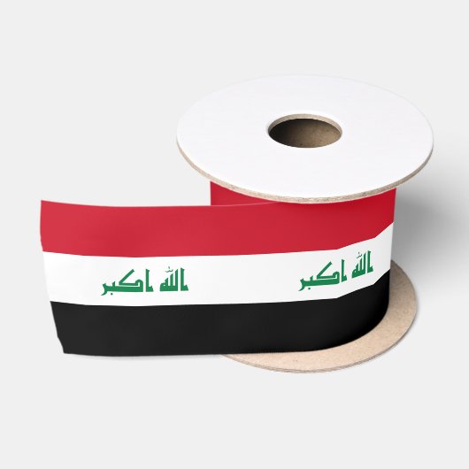Irak-Flagge Satinband (Spule)