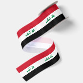 Irak-Flagge Satinband (Rückseite)