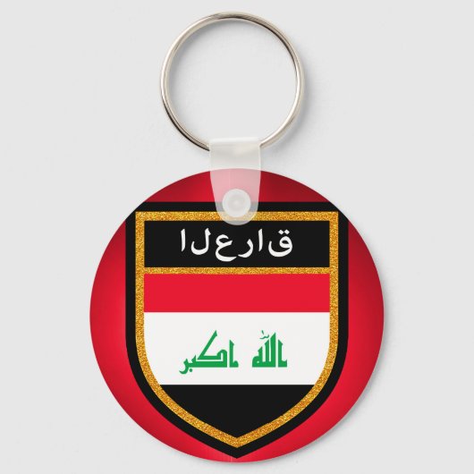 Irak-Flagge Schlüsselanhänger (Vorderseite)
