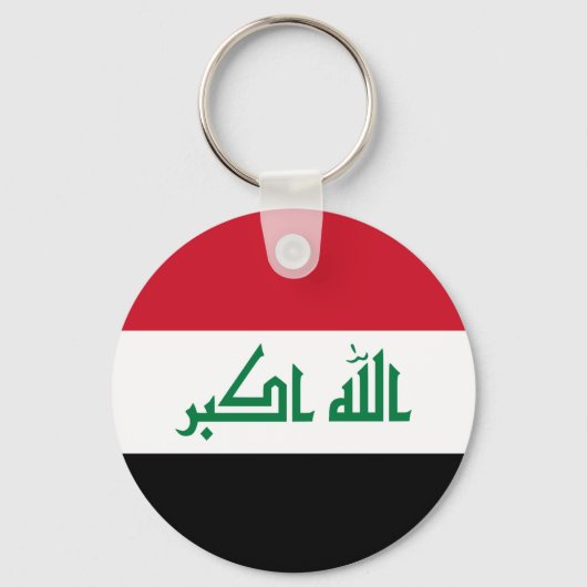 Irak-Flagge Schlüsselanhänger (Vorderseite)