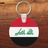 Irak-Flagge Schlüsselanhänger (Vorderseite)