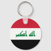 Irak-Flagge Schlüsselanhänger (Vorderseite)