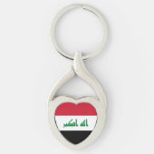 Irak-Flagge Schlüsselanhänger (Vorderseite)