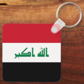Irak-Flagge Schlüsselanhänger (Rückseite)