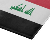 Irak-Flagge Schneidebrett (Ecke)