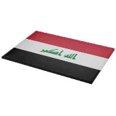 Irak-Flagge Schneidebrett (Ecke)
