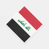 Irak-Flagge Serviette (Ecke)