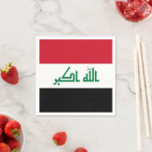 Irak-Flagge Serviette (Beispiel)