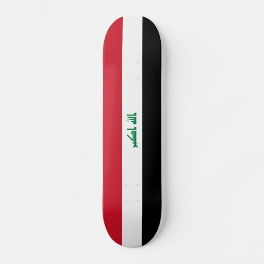 Irak-Flagge Skateboard (Vorderseite)