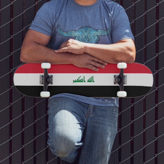 Irak-Flagge Skateboard (Außenbereich 3)