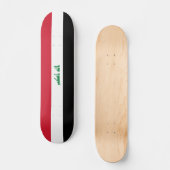 Irak-Flagge Skateboard (Vorderseite)