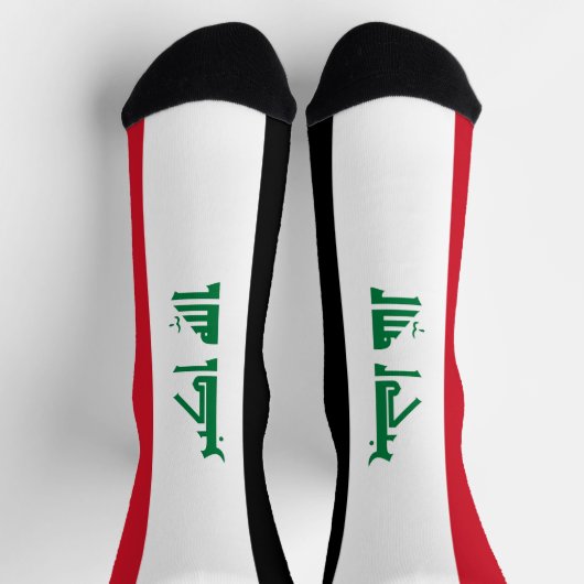 Irak-Flagge Socken (Oben)