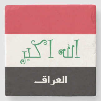 Irak-Flagge Steinuntersetzer