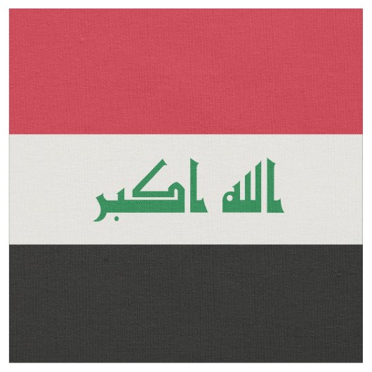 Irak-Flagge Stoff (Nahaufnahme)