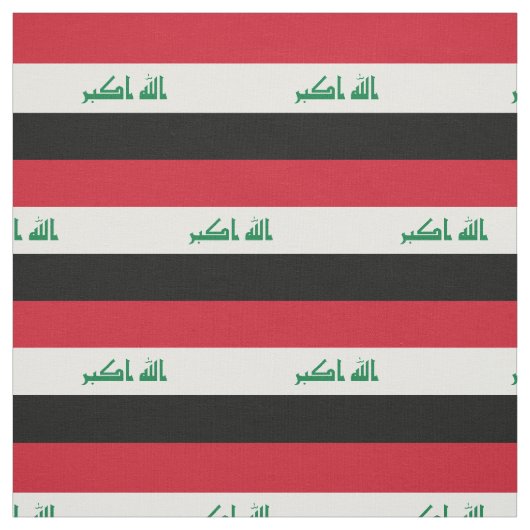 Irak-Flagge Stoff (Muster)