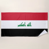 Irak-Flagge Strandtuch (Vorderseite)