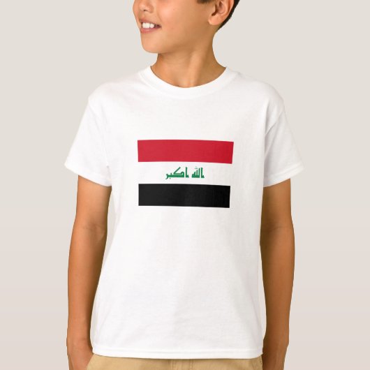 Irak-Flagge T-Shirt (Vorderseite)