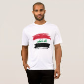 Irak-Flagge T-Shirt (Vorne ganz)