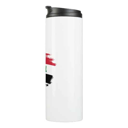 Irak-Flagge Thermosbecher (Nach rechts gedreht)