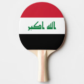 Irak-Flagge Tischtennis Schläger (Vorderseite)