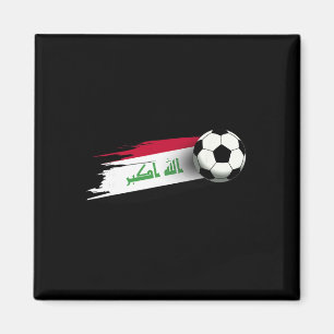 Irak-Flagge Top-Irakische Fußballflagge Irak- Magnet