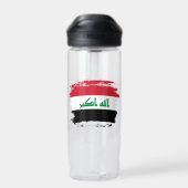 Irak-Flagge Trinkflasche (Rückseite)