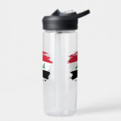 Irak-Flagge Trinkflasche (Links)
