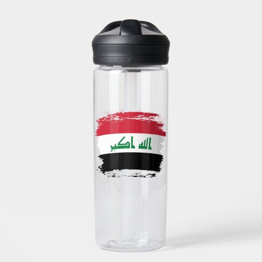 Irak-Flagge Trinkflasche (Vorderseite)