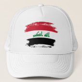 Irak-Flagge Truckerkappe (Vorderseite)