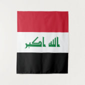 Irak-Flagge Wandteppich (Vorderseite)