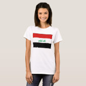 Irak-Flagge x Karte T - Shirt (Vorne ganz)