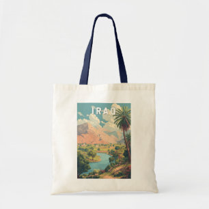 Irak Illustration Reise Kunst Vintage Tragetasche