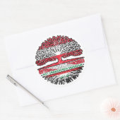 Irak Irakisch Österreichisch Baum Runder Aufkleber (Umschlag)