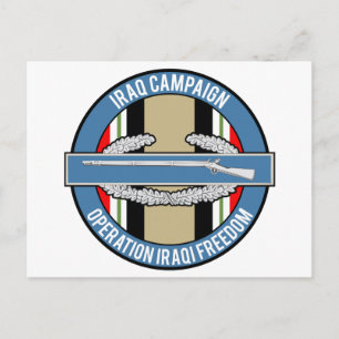 Irak-Kampagne CIB Postkarte