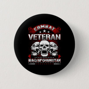 Irak-Kampf Veteran Shirt Button