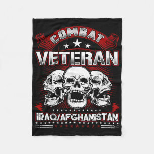 Irak-Kampf Veteran Shirt Fleecedecke