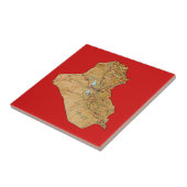 Irak-Karte Fliese (Seite)