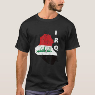 Irak Karte Irak Irak Flagge Irak Flagge Irak Flagg T-Shirt