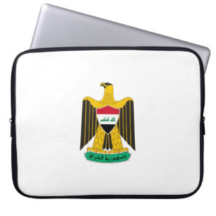 Irak Landeswappen Symbol Emblem Flagge Adler Laptopschutzhülle