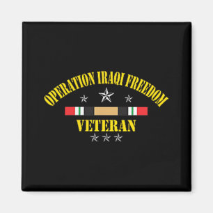 Irak-Operation - Der Tag der Freiheit - Veteranen Magnet