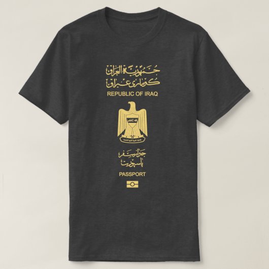 Irak Pass T-Shirt (Design vorne)