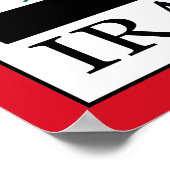 Irak Poster (Ecke)