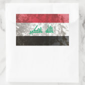 Irak Rechteckiger Aufkleber (Tasche)