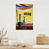 Irak Reiseplakat Poster (Küche)