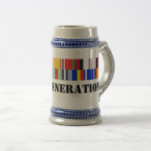 Irak- und Afghanistan-Veteran Bierglas (VorderseiteRechts)